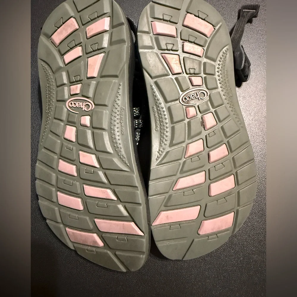 Chaco Kids Black and Gray Strappy Sandals